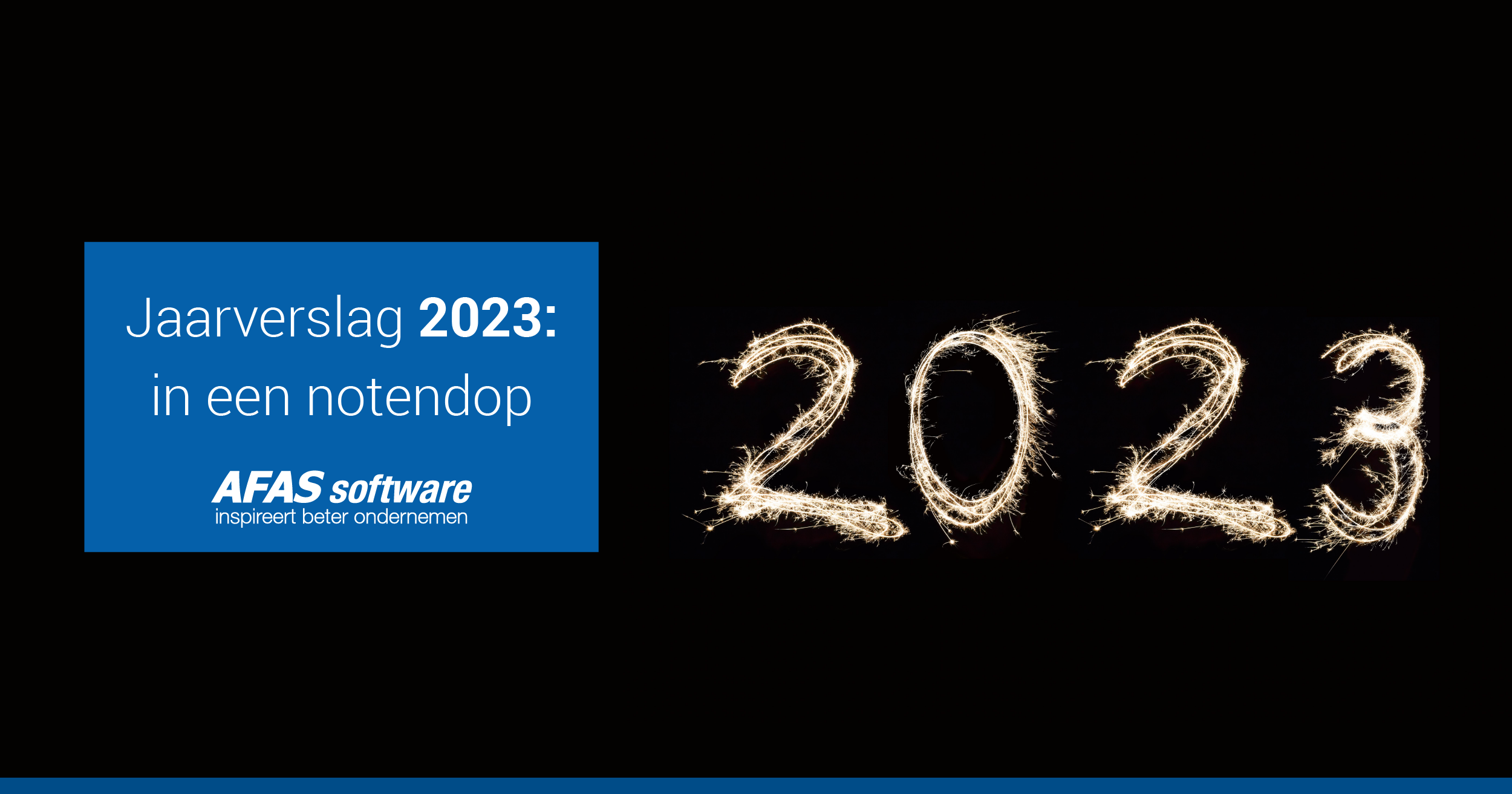 Jaarverslag 2023 AFAS Software Belgi 